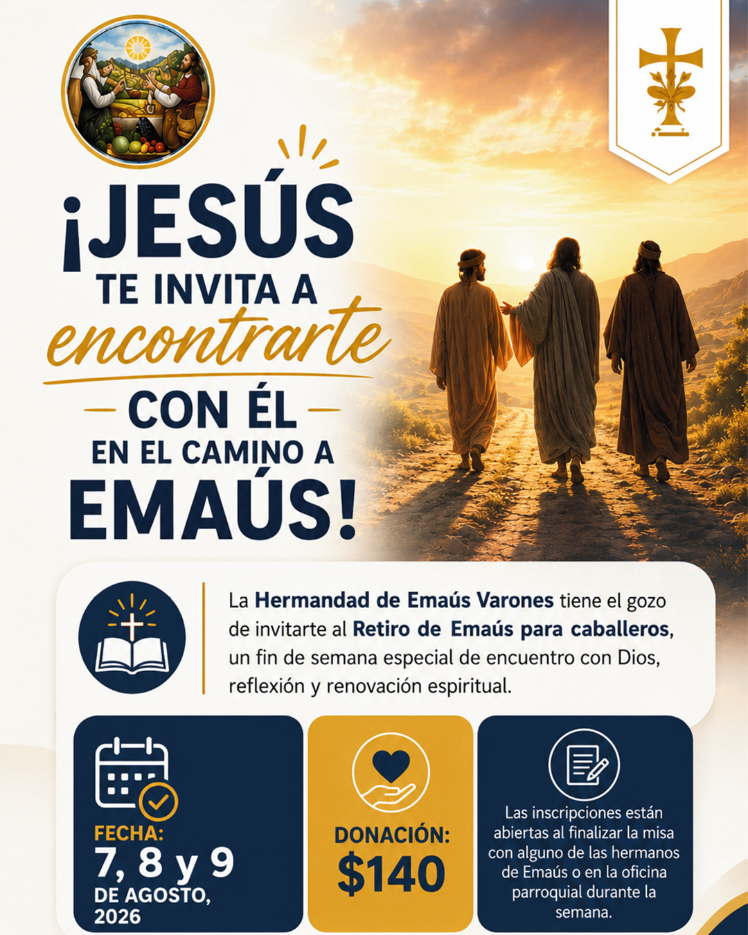 Retiro Emaús para Varones                                                                                                                                                                                                                                                                                  