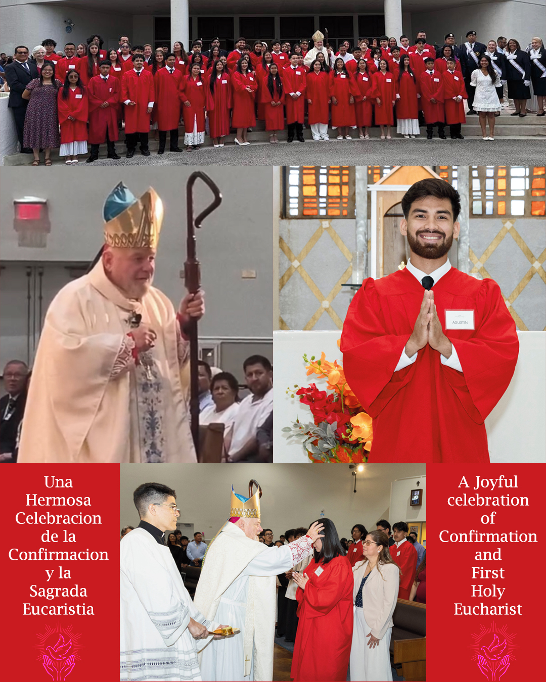 Una Hermosa Celebracion de la Confirmacion y la Sagrada Eucaristia