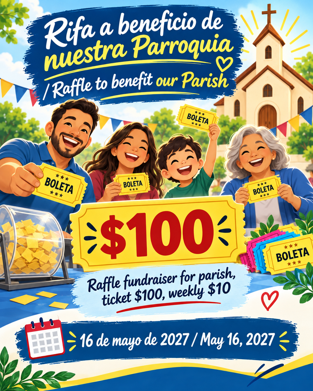 Raffle to Benefit Our Parish