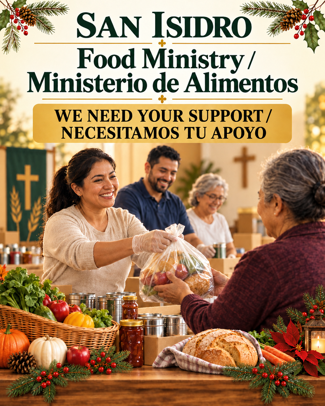 Ministerio de Alimentos -  Necesitamos to Apoyo                                                                                                                                                                                                                                                             