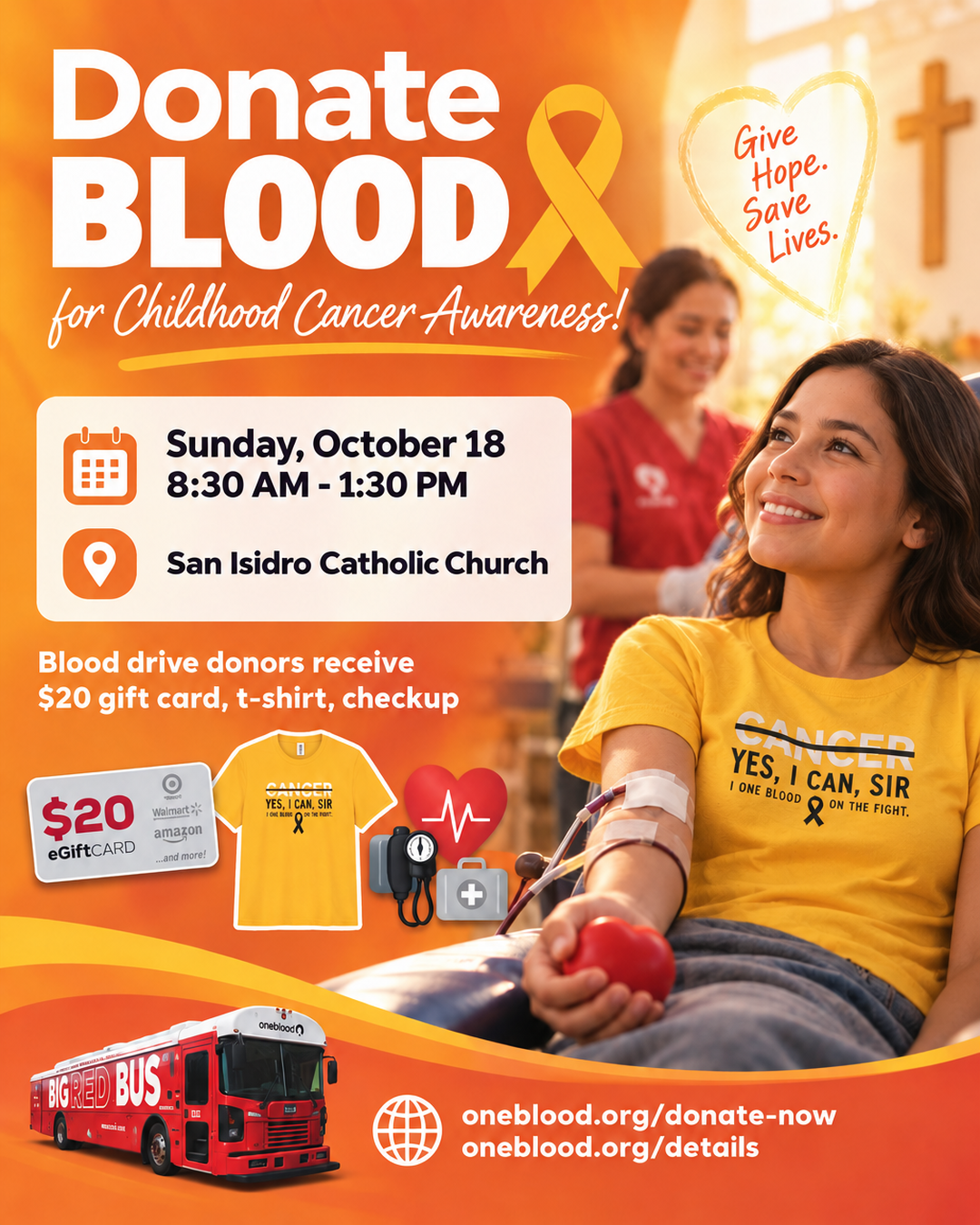 Done Sangre para la concientizacion sobre el cancer infantil                                                                                                                                                                                                                                                